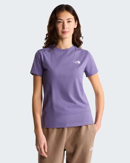 Evolution Simple Dome schmal geschnittenes T-Shirt für Damen – Grounded Plum