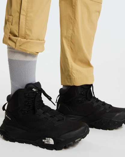 Exploration normal und gerade geschnittene Zip-off-Hose für Damen – Khaki Stone