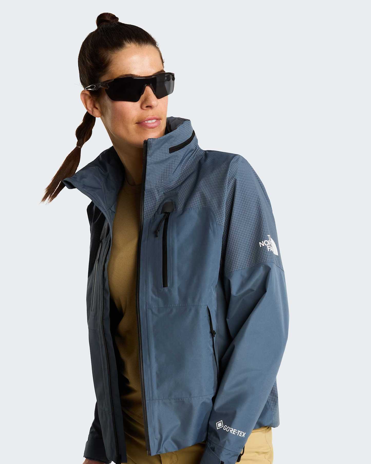 Exploration normal und gerade geschnittene Zip-off-Hose für Damen – Khaki Stone