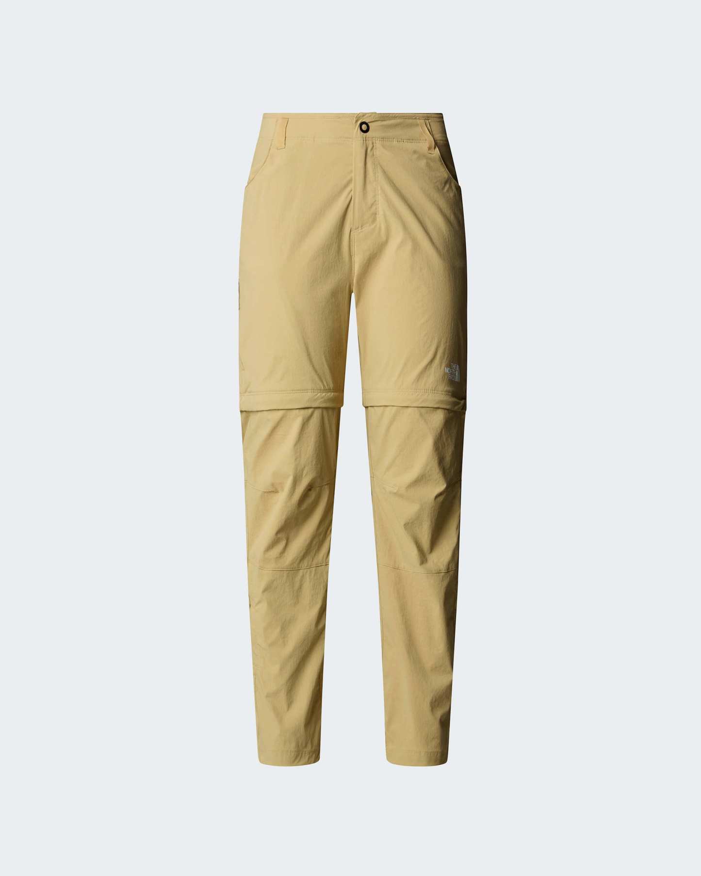 Exploration normal und gerade geschnittene Zip-off-Hose für Damen – Khaki Stone