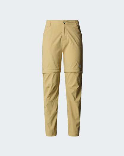 Exploration normal und gerade geschnittene Zip-off-Hose für Damen – Khaki Stone