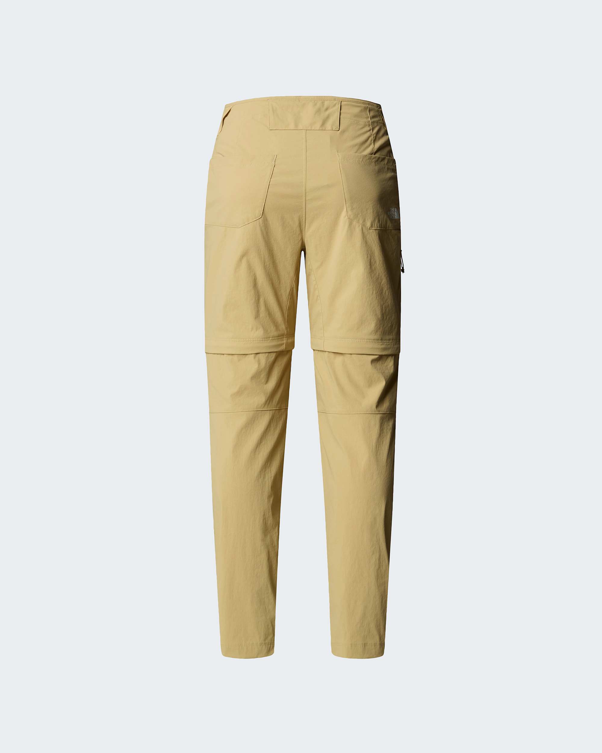 Exploration normal und gerade geschnittene Zip-off-Hose für Damen – Khaki Stone
