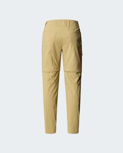 Exploration normal und gerade geschnittene Zip-off-Hose für Damen – Khaki Stone