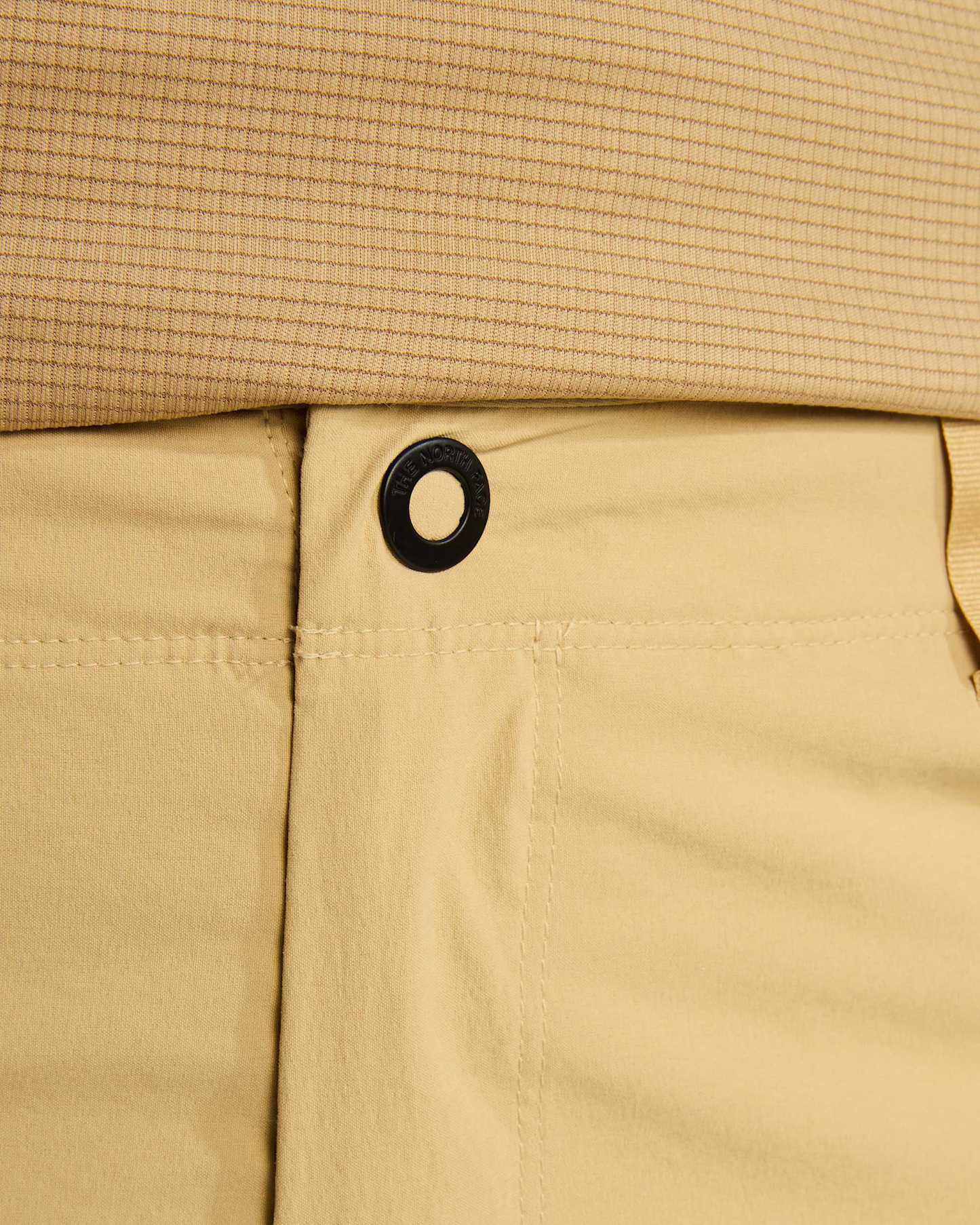Exploration normal und gerade geschnittene Zip-off-Hose für Damen – Khaki Stone