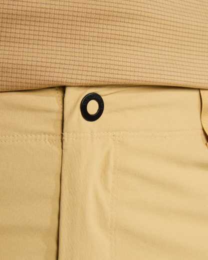 Exploration normal und gerade geschnittene Zip-off-Hose für Damen – Khaki Stone