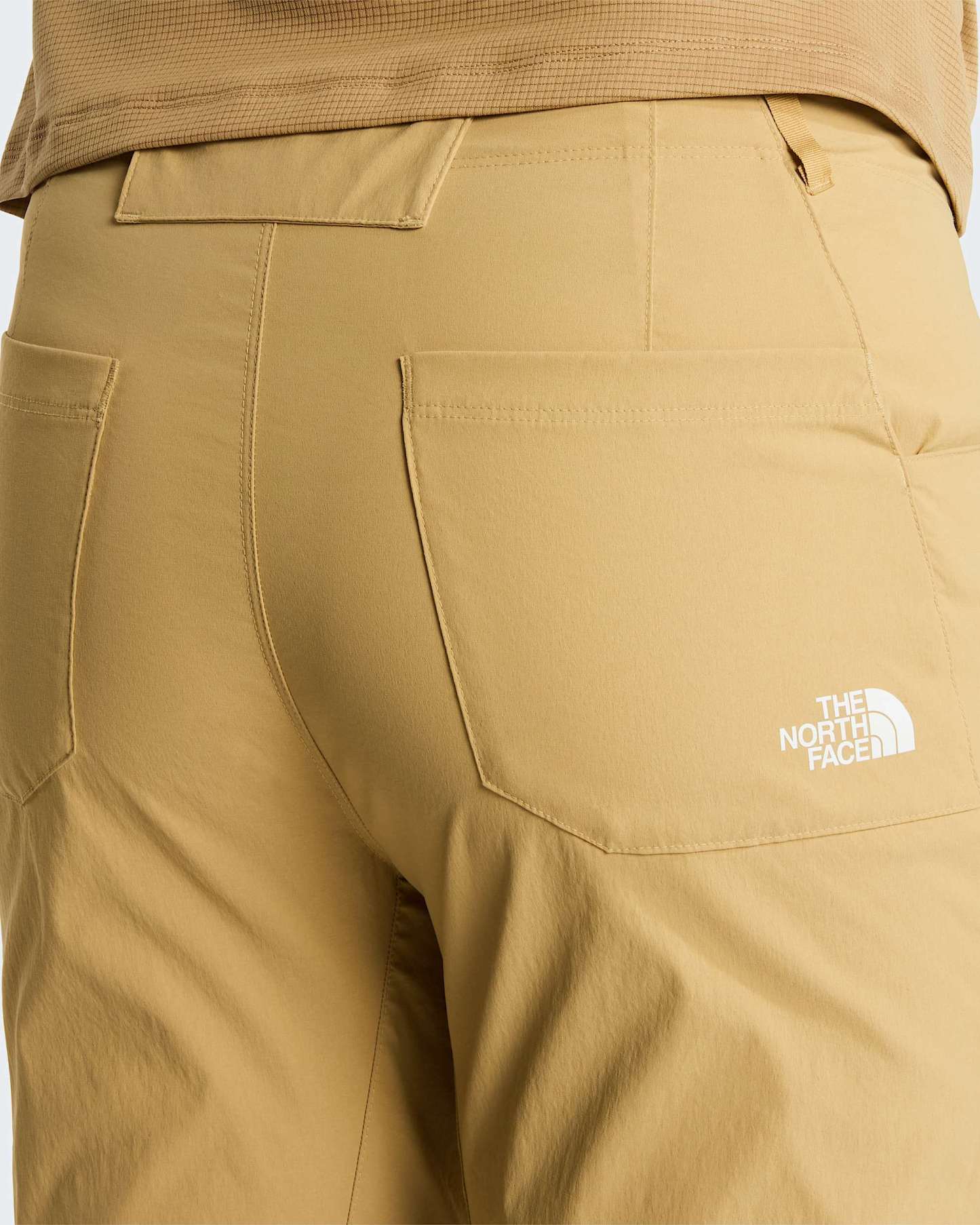 Exploration normal und gerade geschnittene Zip-off-Hose für Damen – Khaki Stone