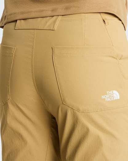 Exploration normal und gerade geschnittene Zip-off-Hose für Damen – Khaki Stone