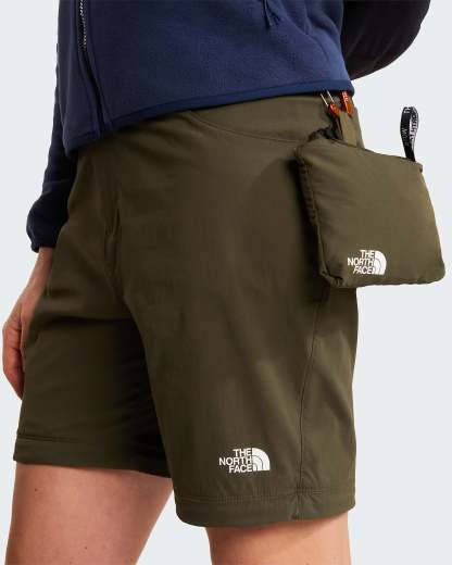 Exploration normal und gerade geschnittene Zip-off-Hose für Damen – New Taupe Green
