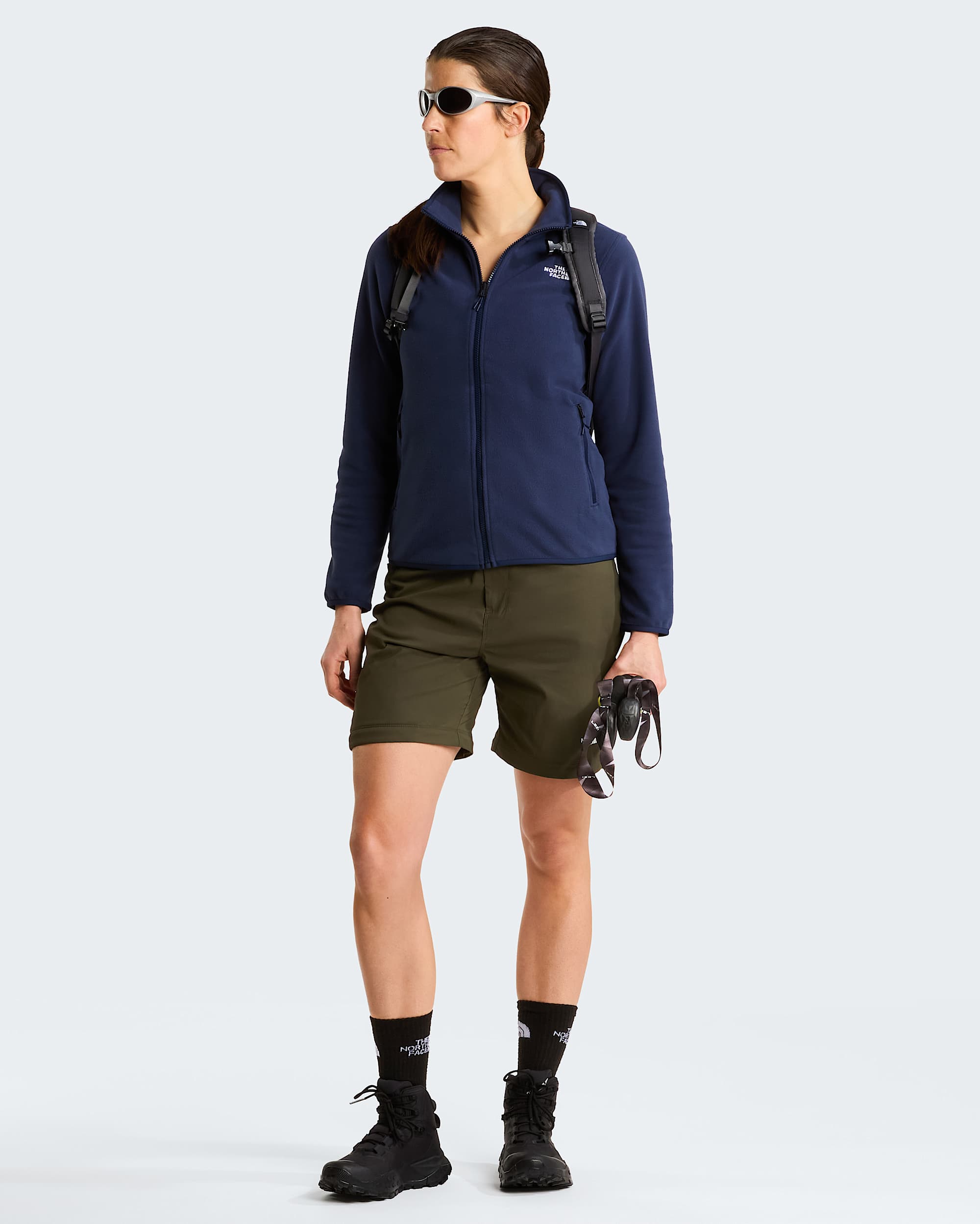 Exploration normal und gerade geschnittene Zip-off-Hose für Damen – New Taupe Green