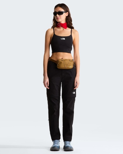 Exploration normal und gerade geschnittene Zip-off-Hose für Damen – TNF Black