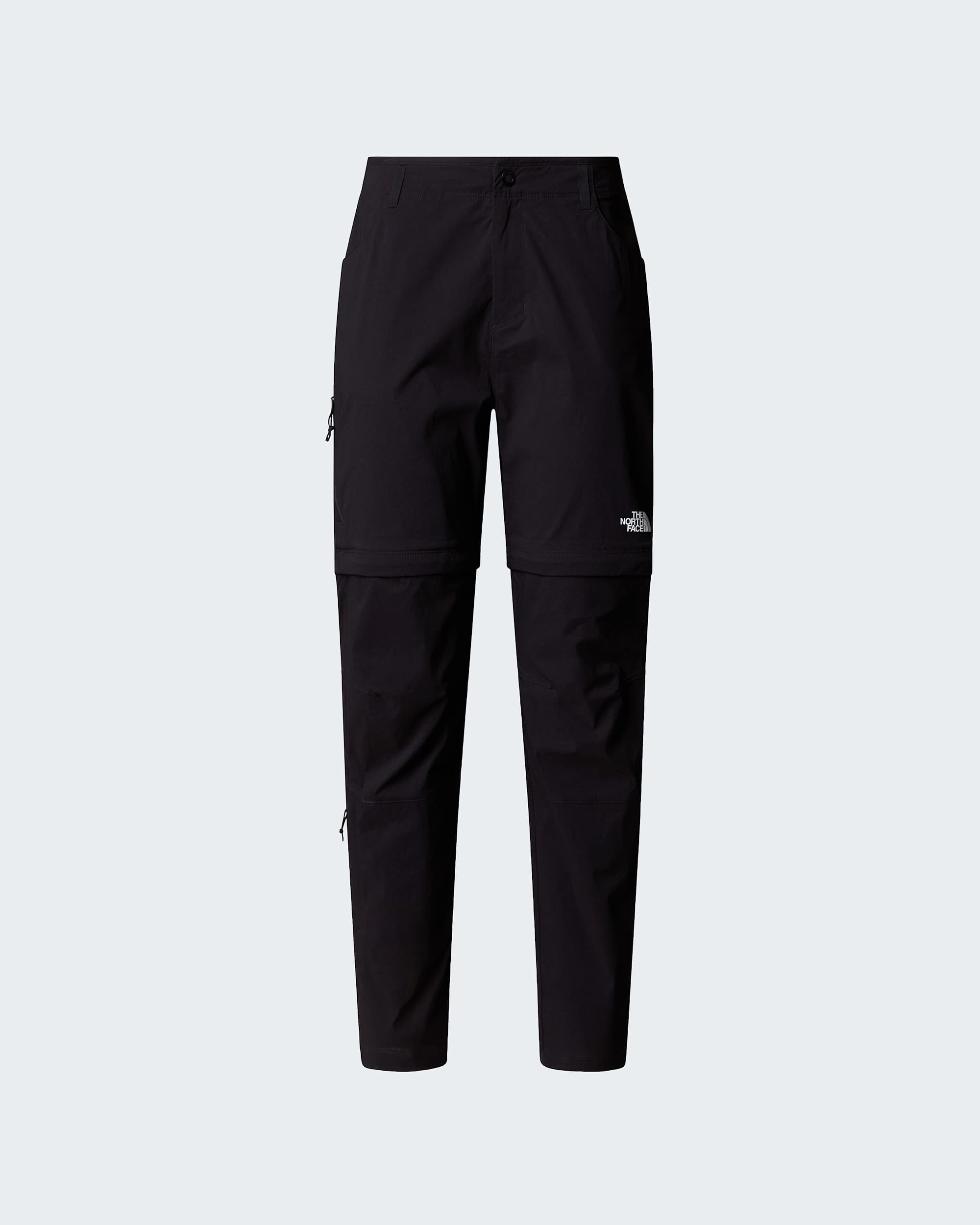 Exploration normal und gerade geschnittene Zip-off-Hose für Damen – TNF Black