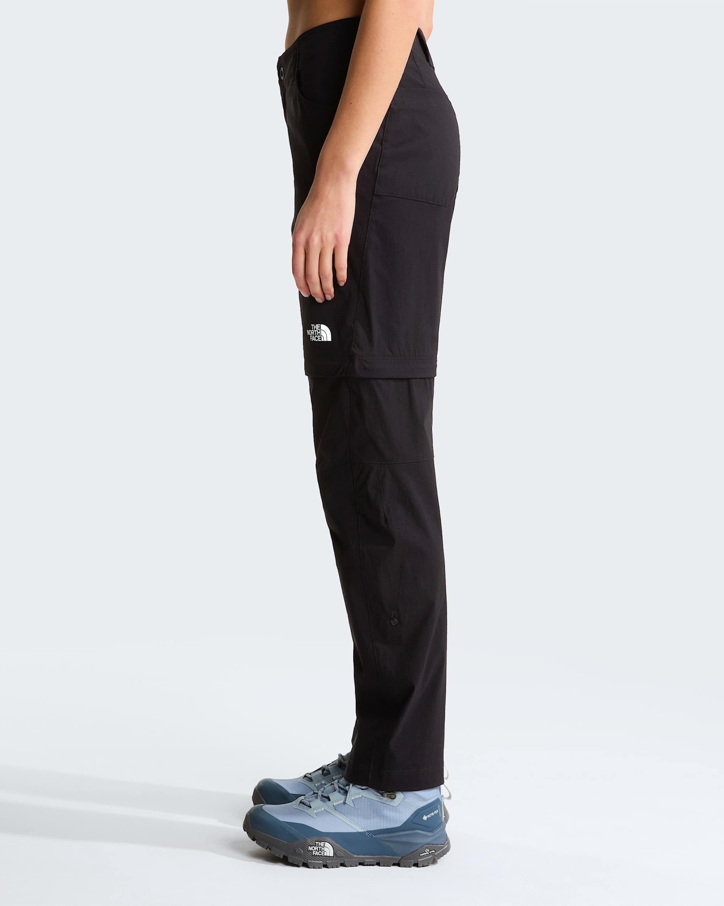 Exploration normal und gerade geschnittene Zip-off-Hose für Damen – TNF Black