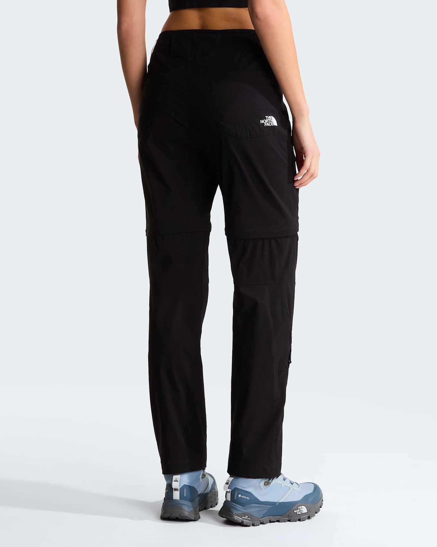 Exploration normal und gerade geschnittene Zip-off-Hose für Damen – TNF Black