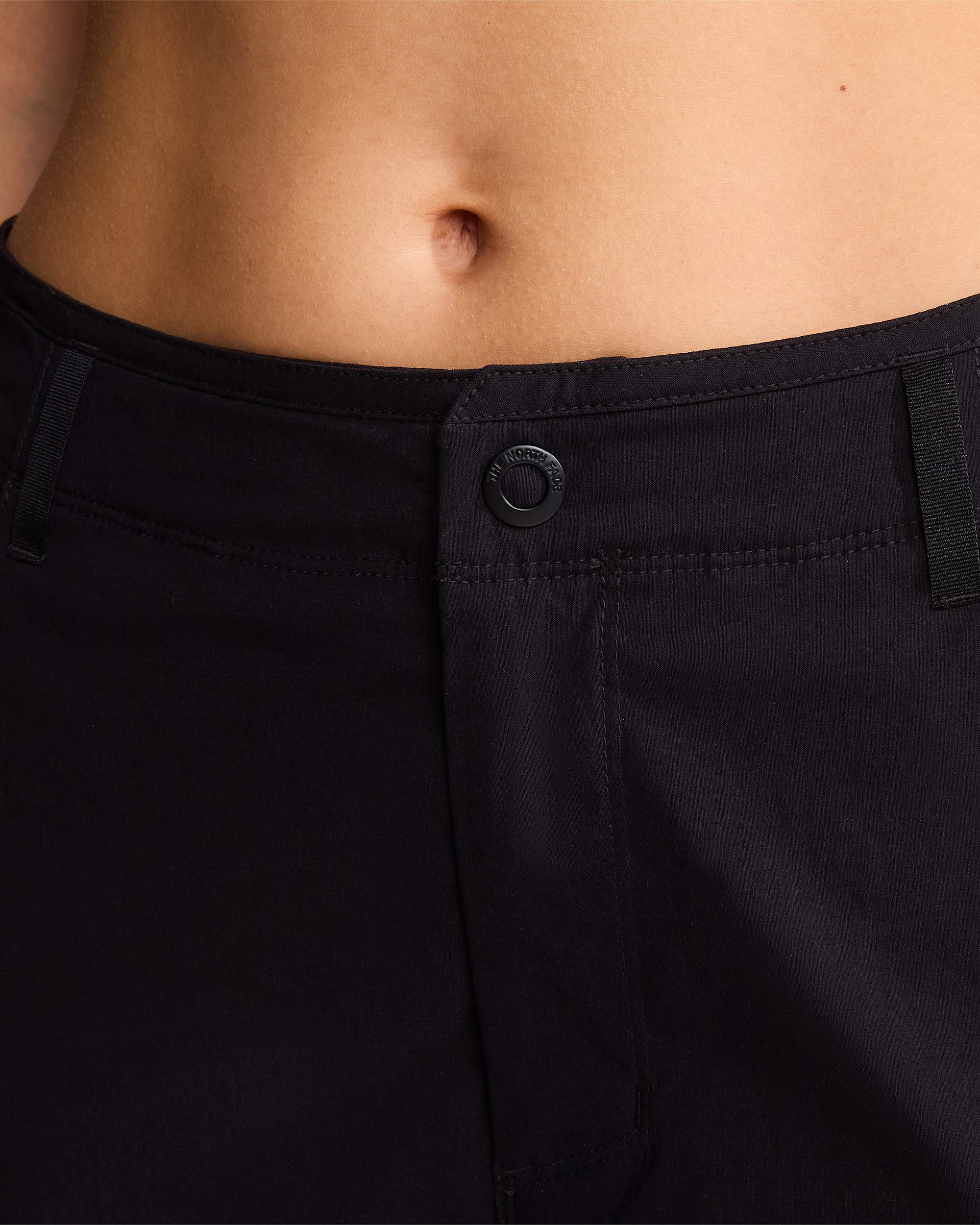 Exploration normal und gerade geschnittene Zip-off-Hose für Damen – TNF Black
