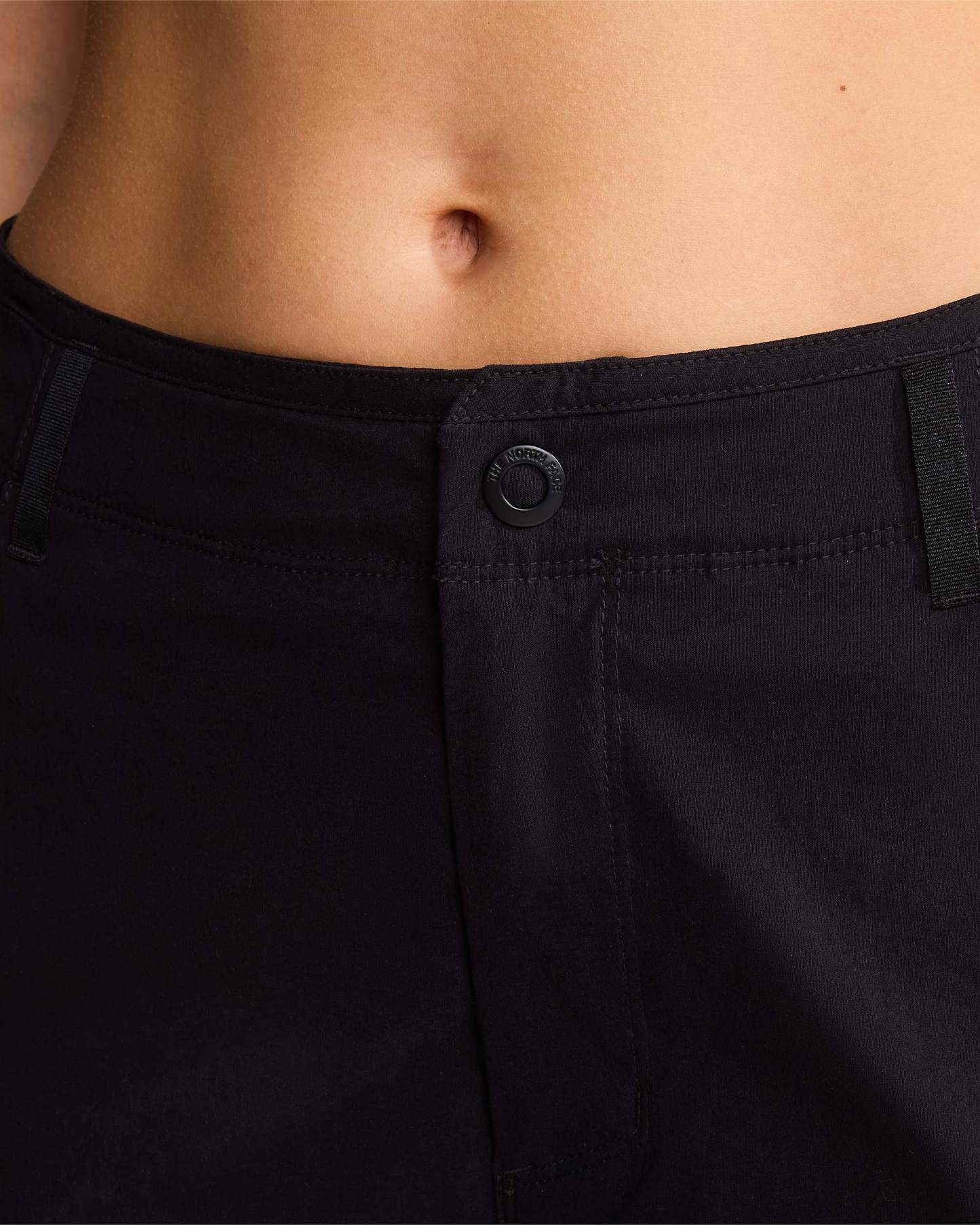 Exploration normal und gerade geschnittene Zip-off-Hose für Damen – TNF Black