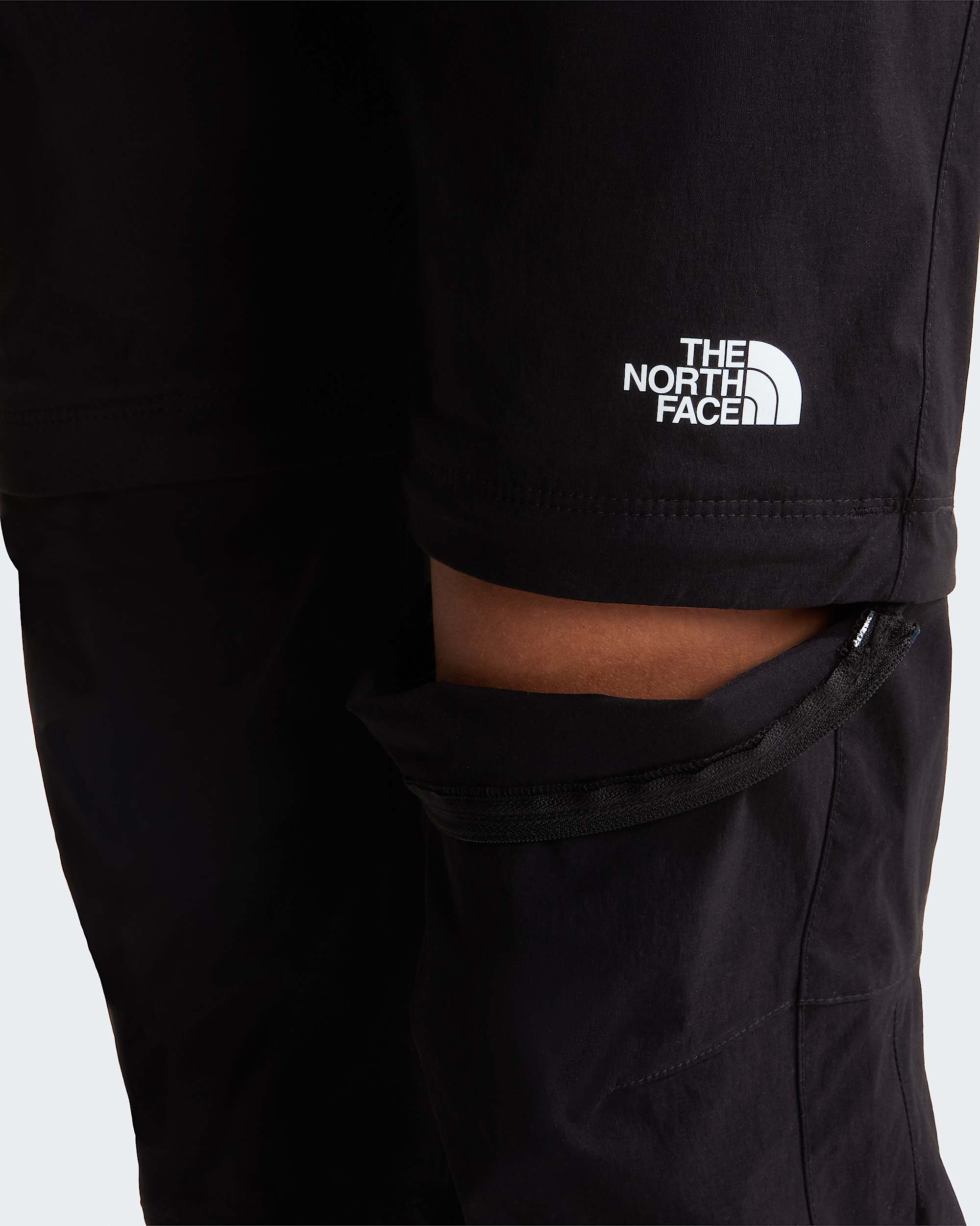 Exploration normal und gerade geschnittene Zip-off-Hose für Damen – TNF Black