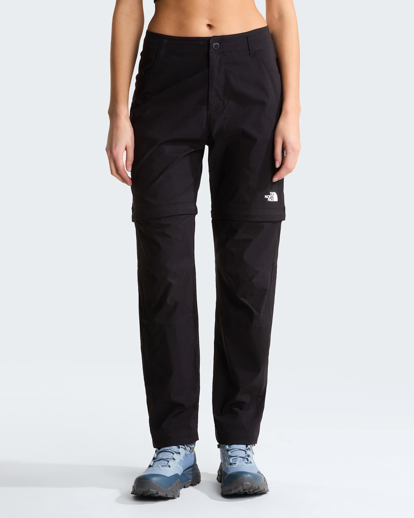 Exploration normal und gerade geschnittene Zip-off-Hose für Damen – TNF Black