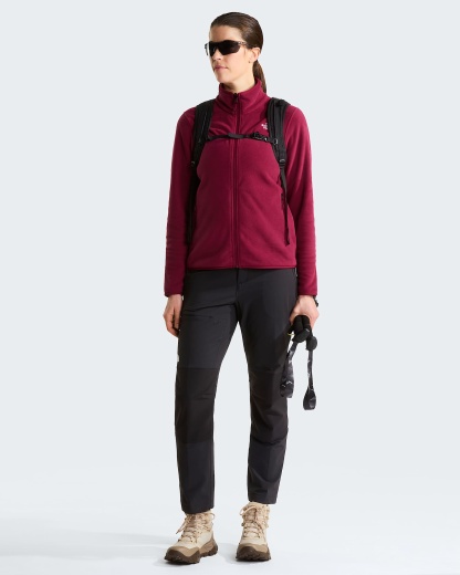 Glacier Fleece für Damen – Burgundy Crush