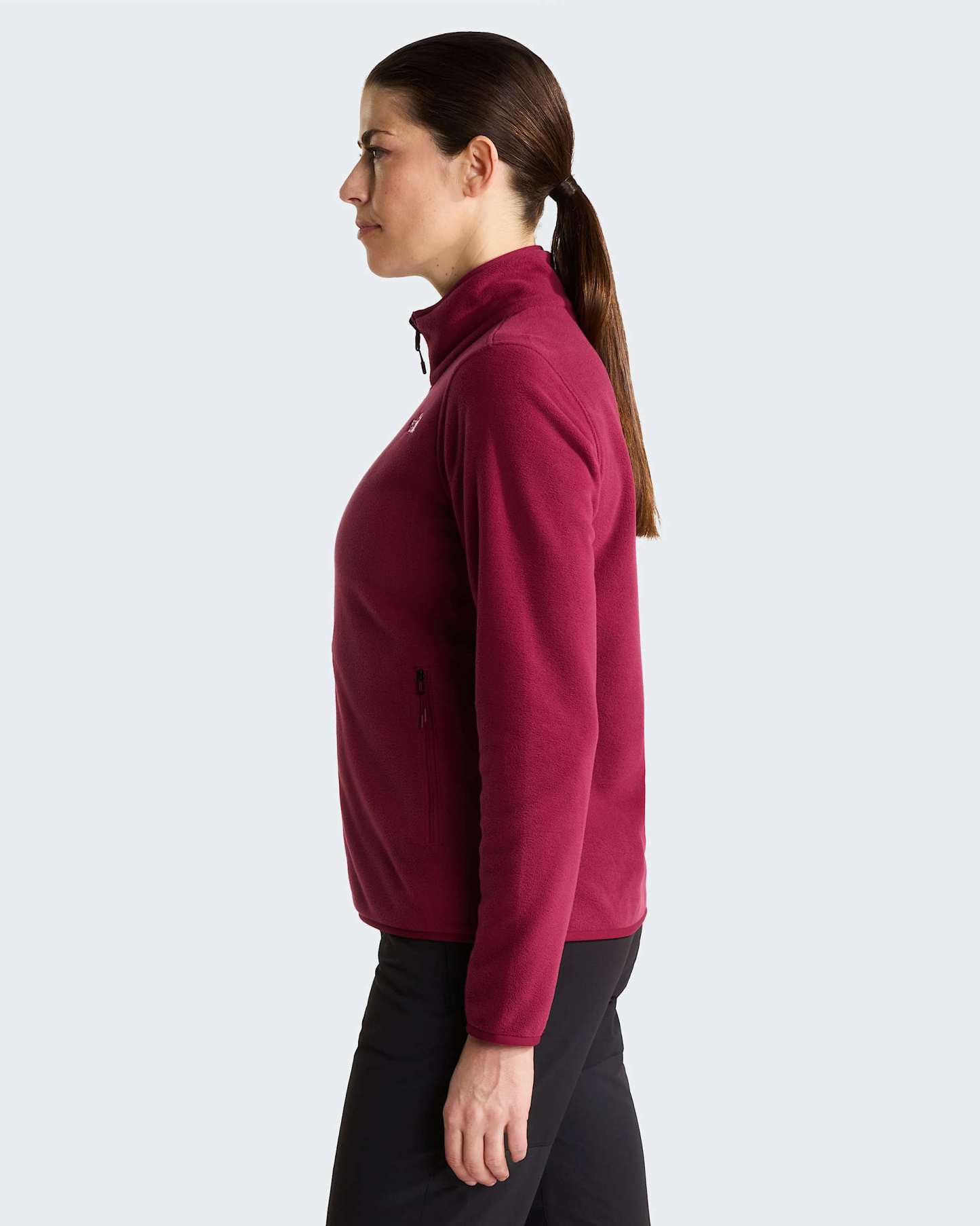 Glacier Fleece für Damen – Burgundy Crush
