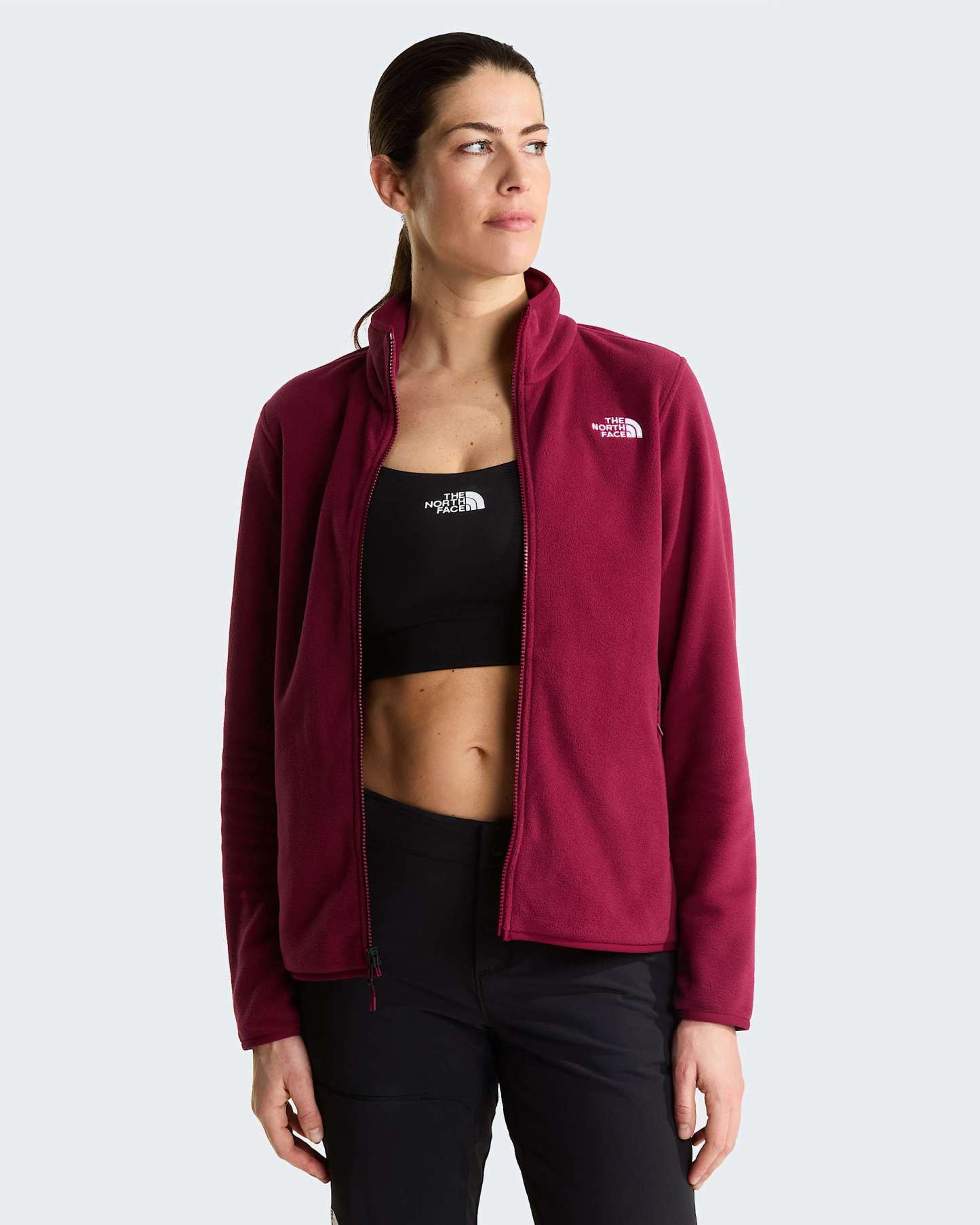 Glacier Fleece für Damen – Burgundy Crush