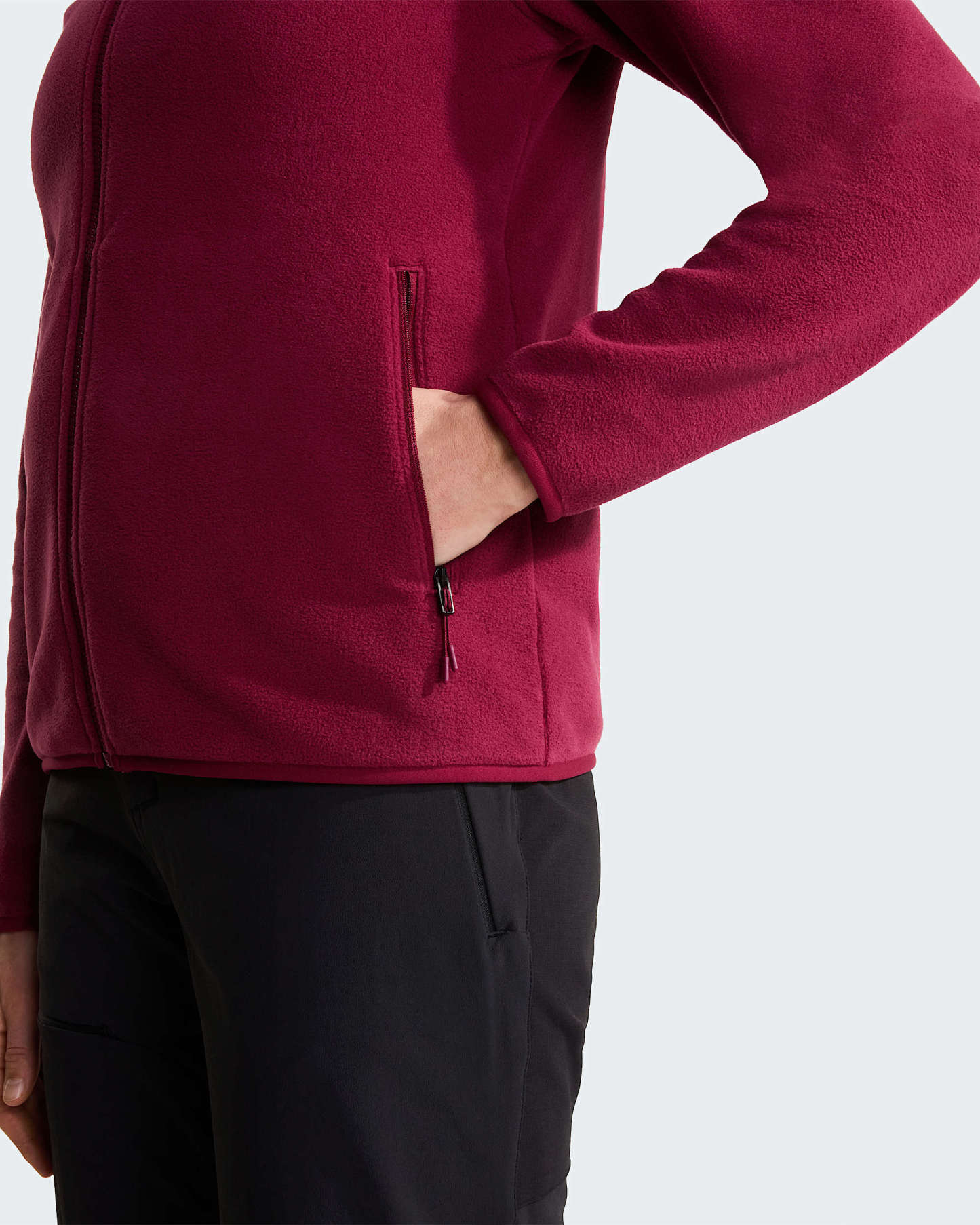 Glacier Fleece für Damen – Burgundy Crush