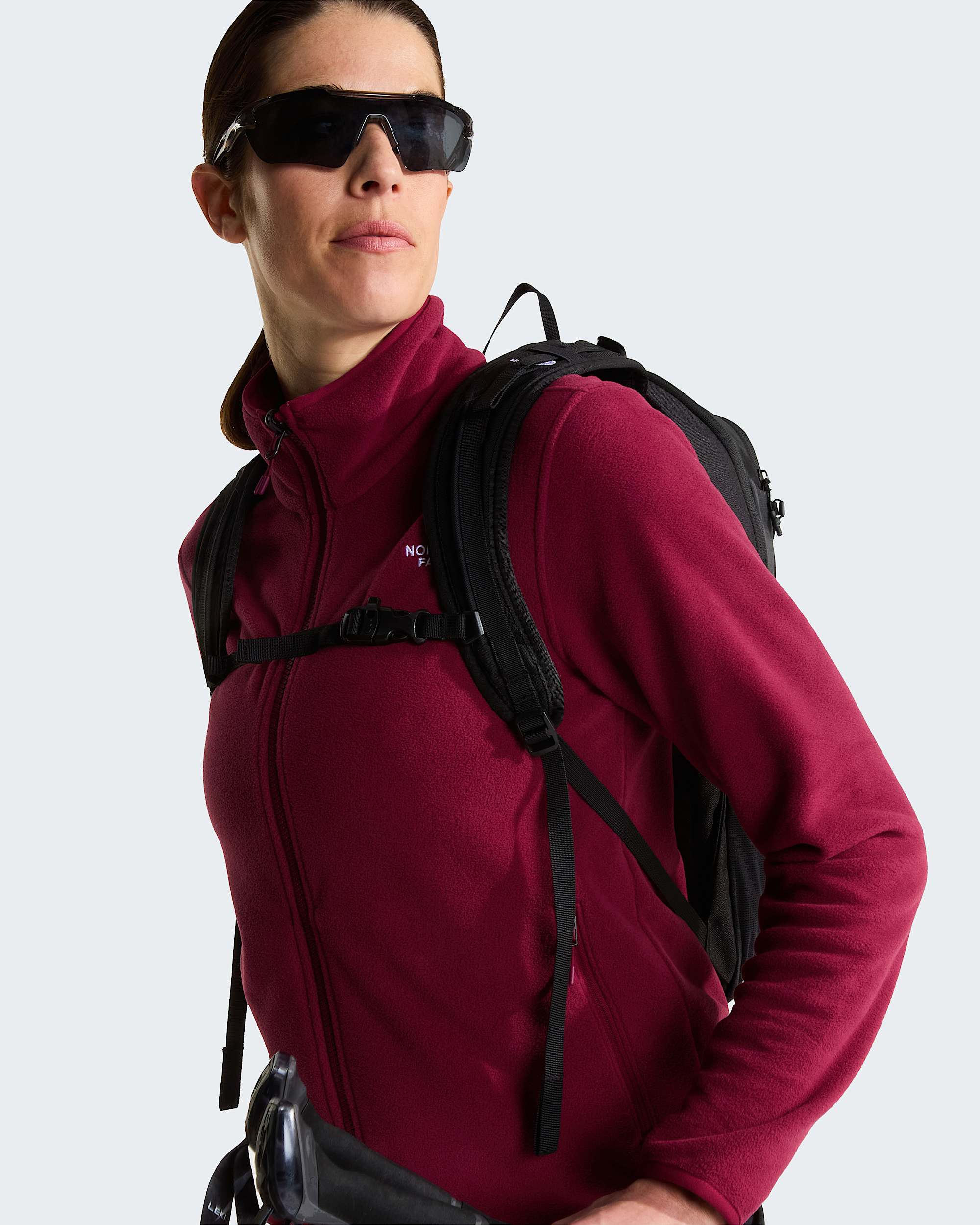 Glacier Fleece für Damen – Burgundy Crush