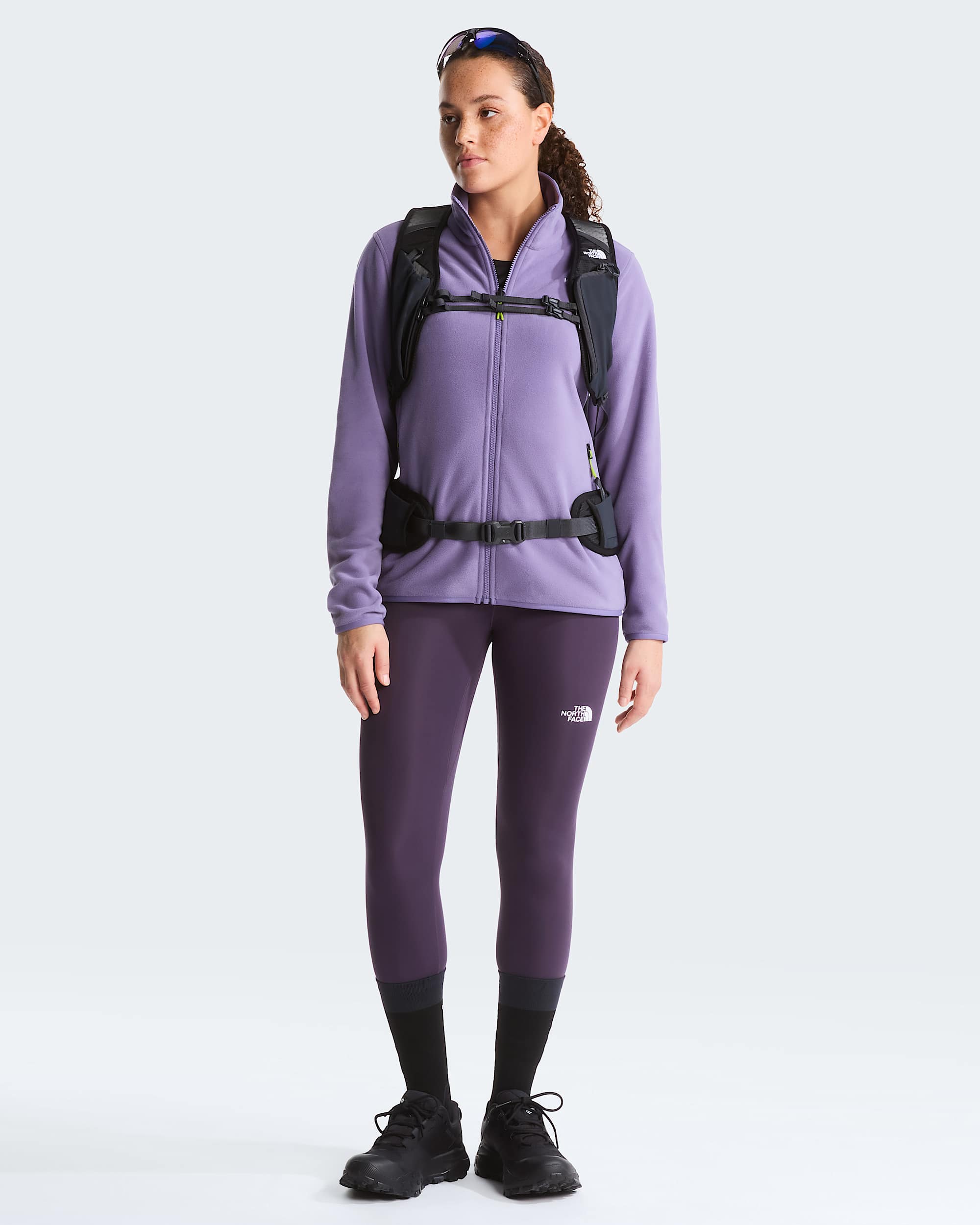 Glacier Fleece für Damen – Grounded Plum