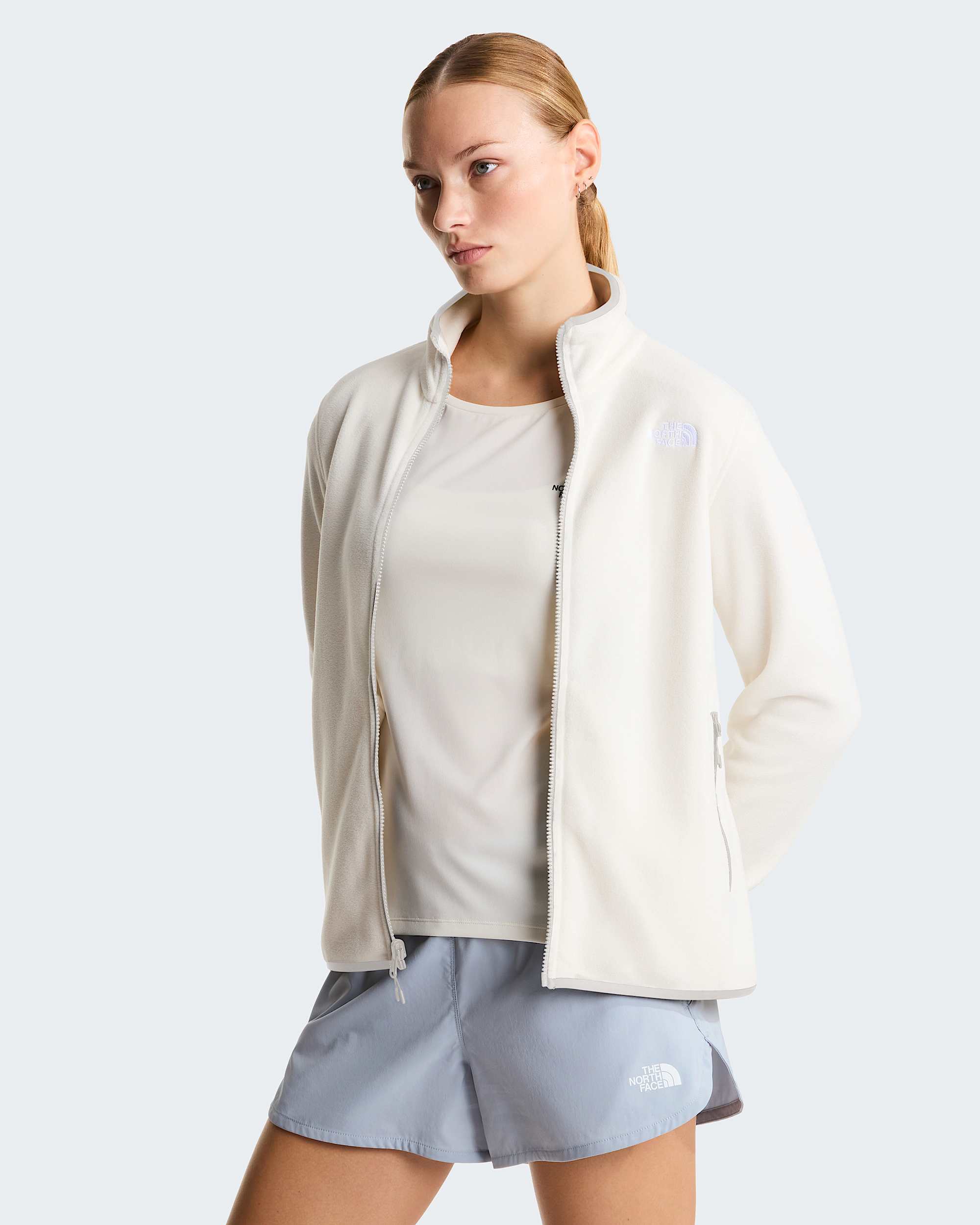 Glacier Fleece für Damen – White Dune