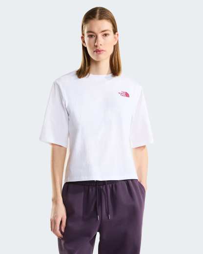 Hike Picnic Boxy Graphic T-Shirt Damen – TNF White
