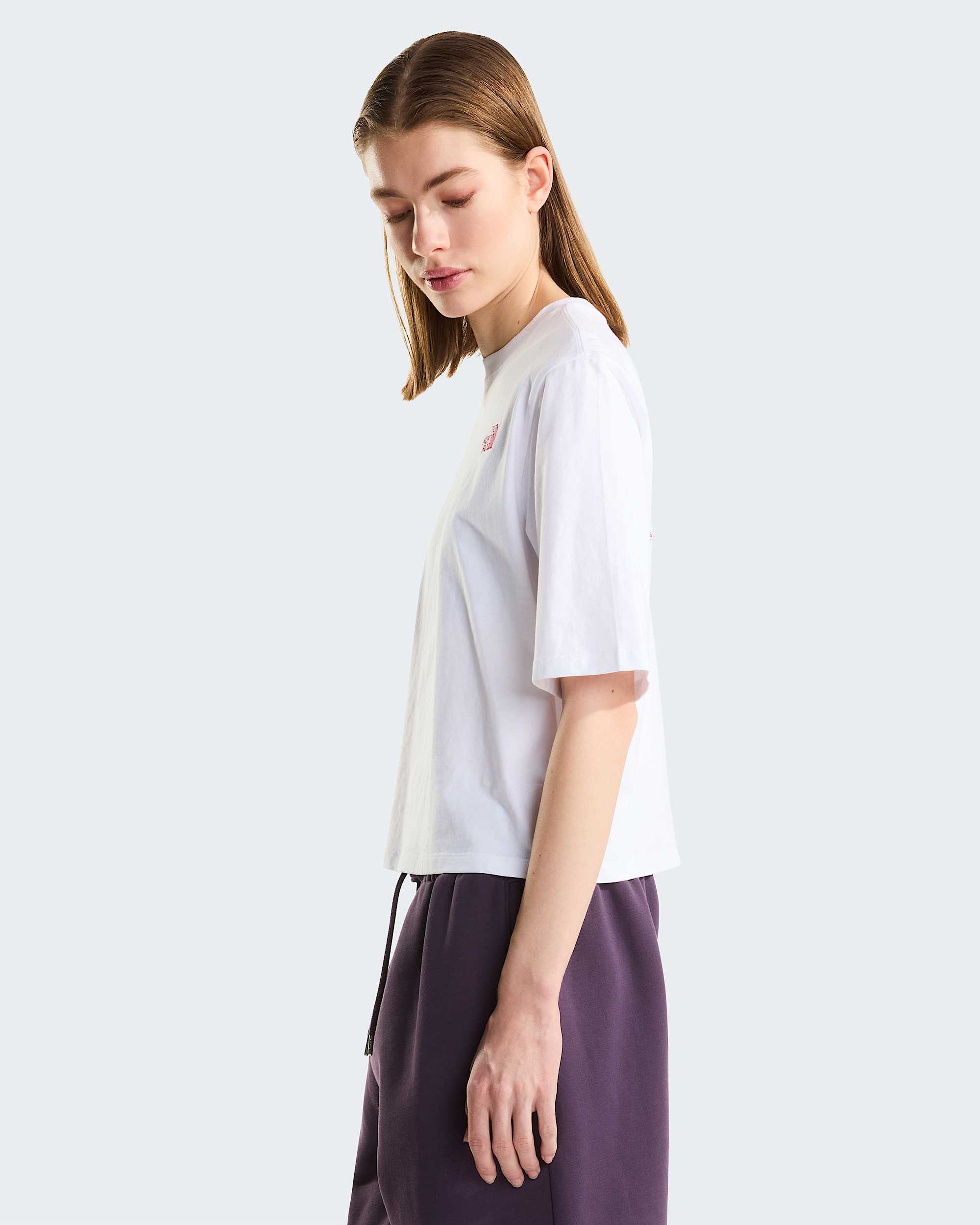 Hike Picnic Boxy Graphic T-Shirt Damen – TNF White