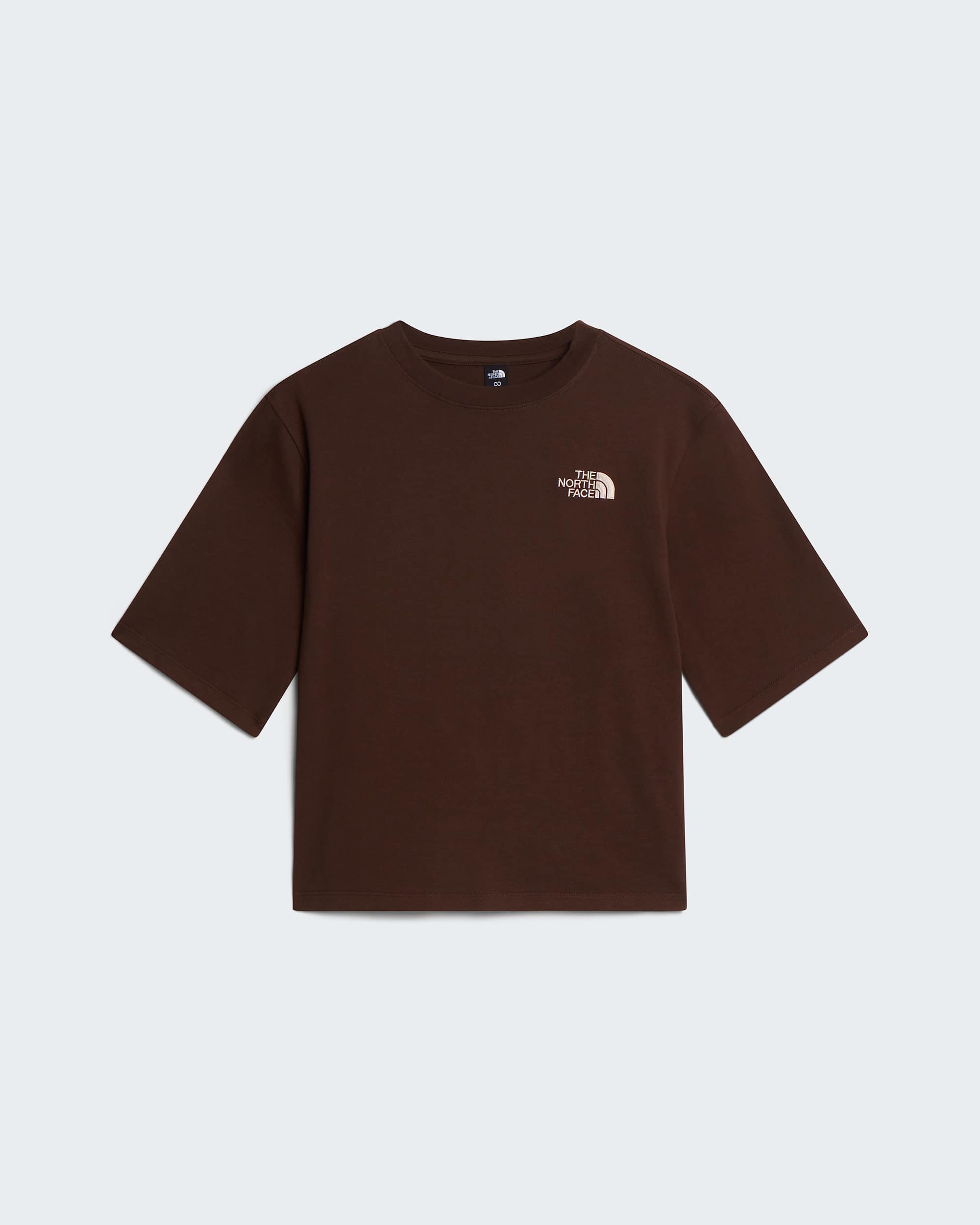 Hike Picnic Boxy Graphic T-Shirt Damen – Dark Chestnut