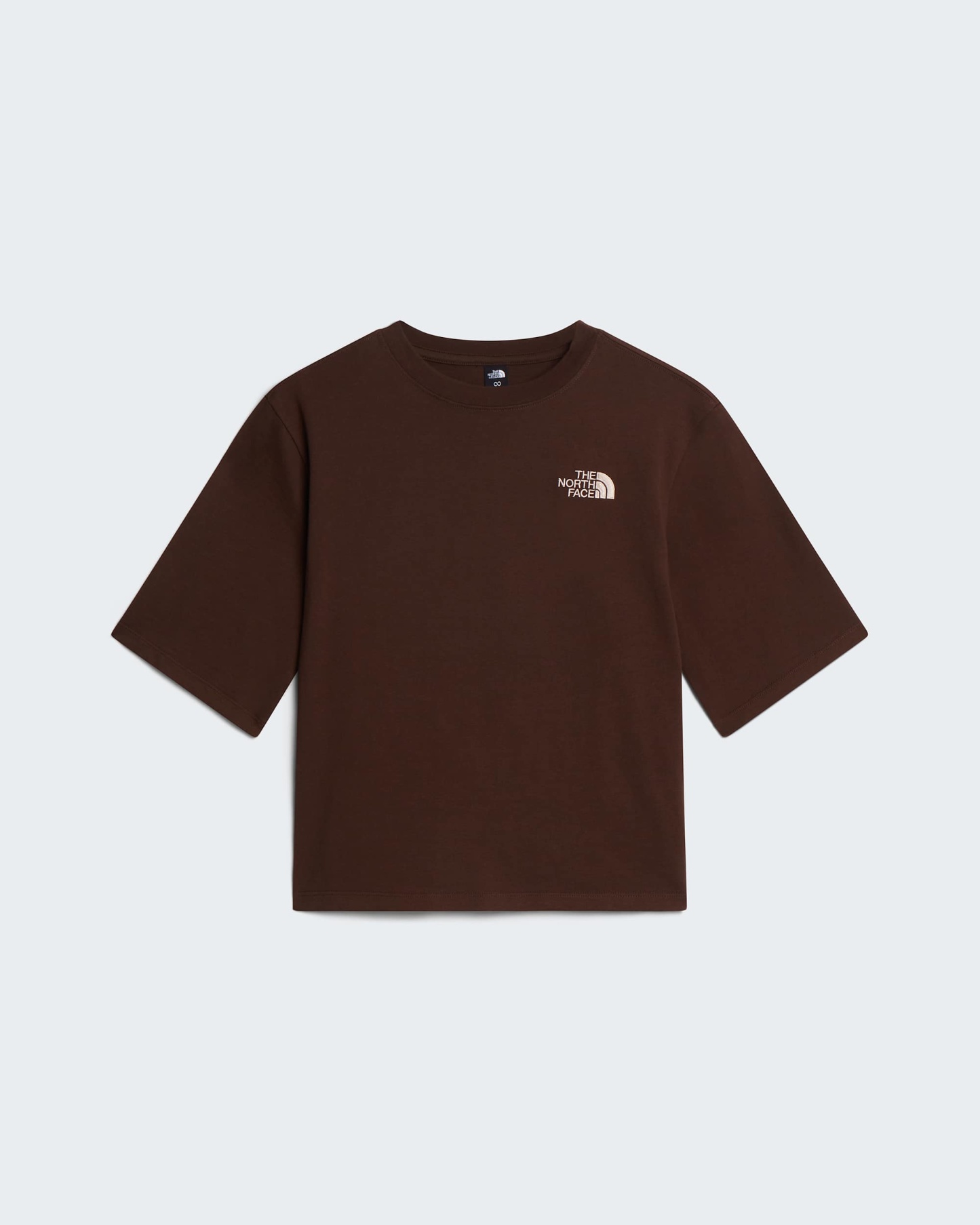Hike Picnic Boxy Graphic T-Shirt Damen – Dark Chestnut