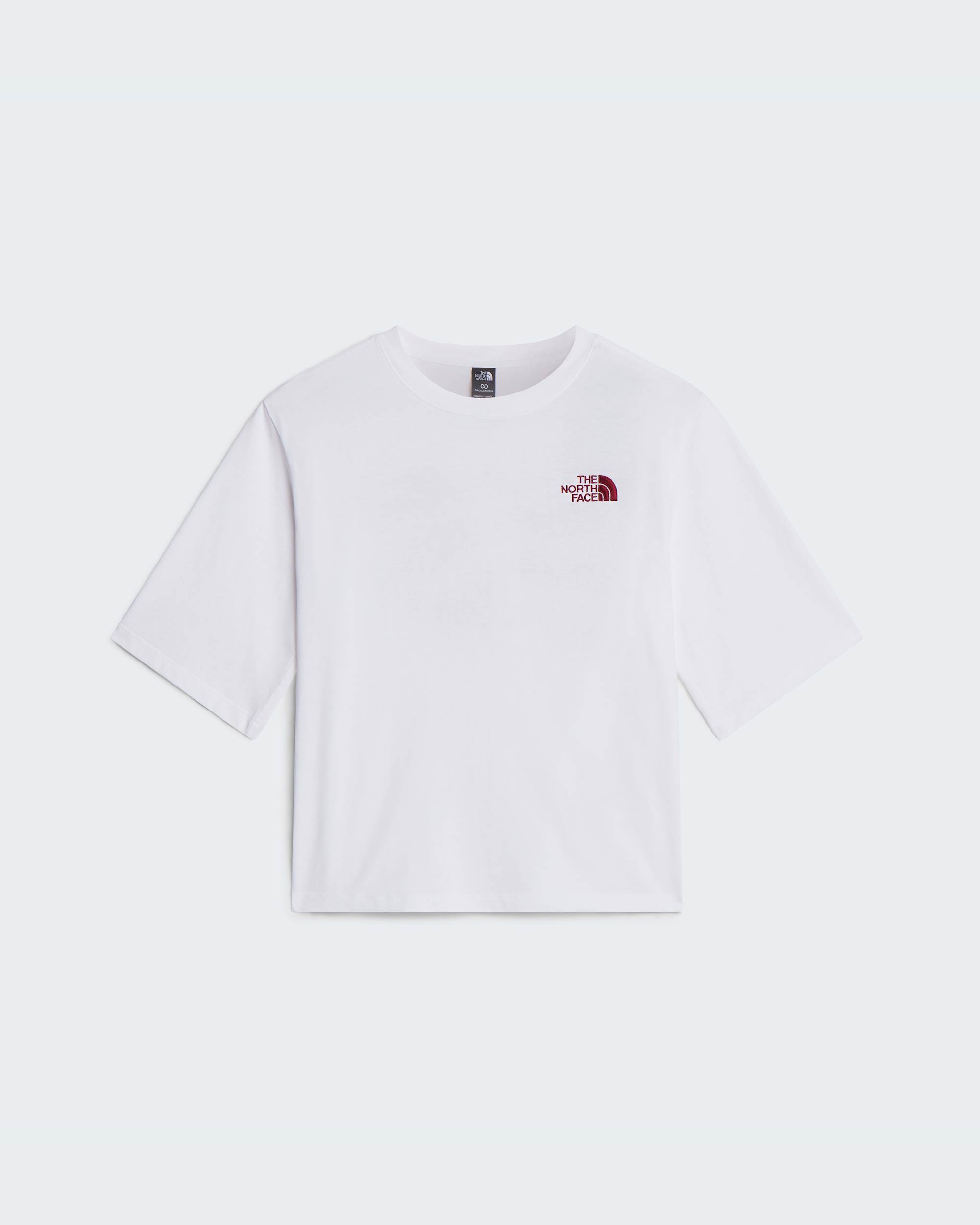 Hike Picnic Boxy Graphic T-Shirt Damen – TNF White