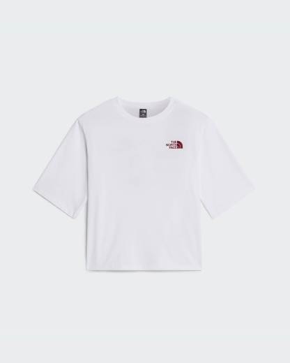 Hike Picnic Boxy Graphic T-Shirt Damen – TNF White