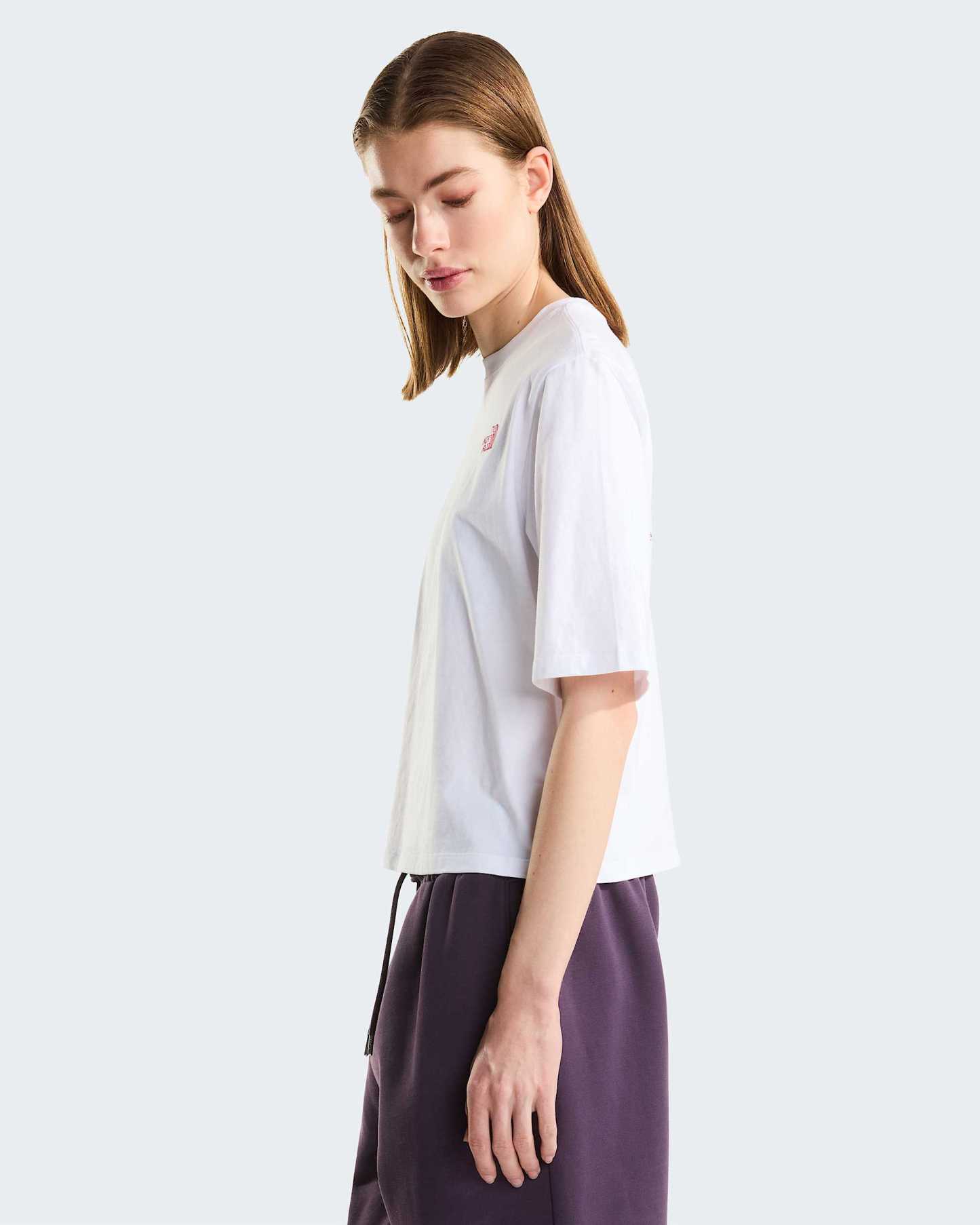 Hike Picnic Boxy Graphic T-Shirt Damen – TNF White
