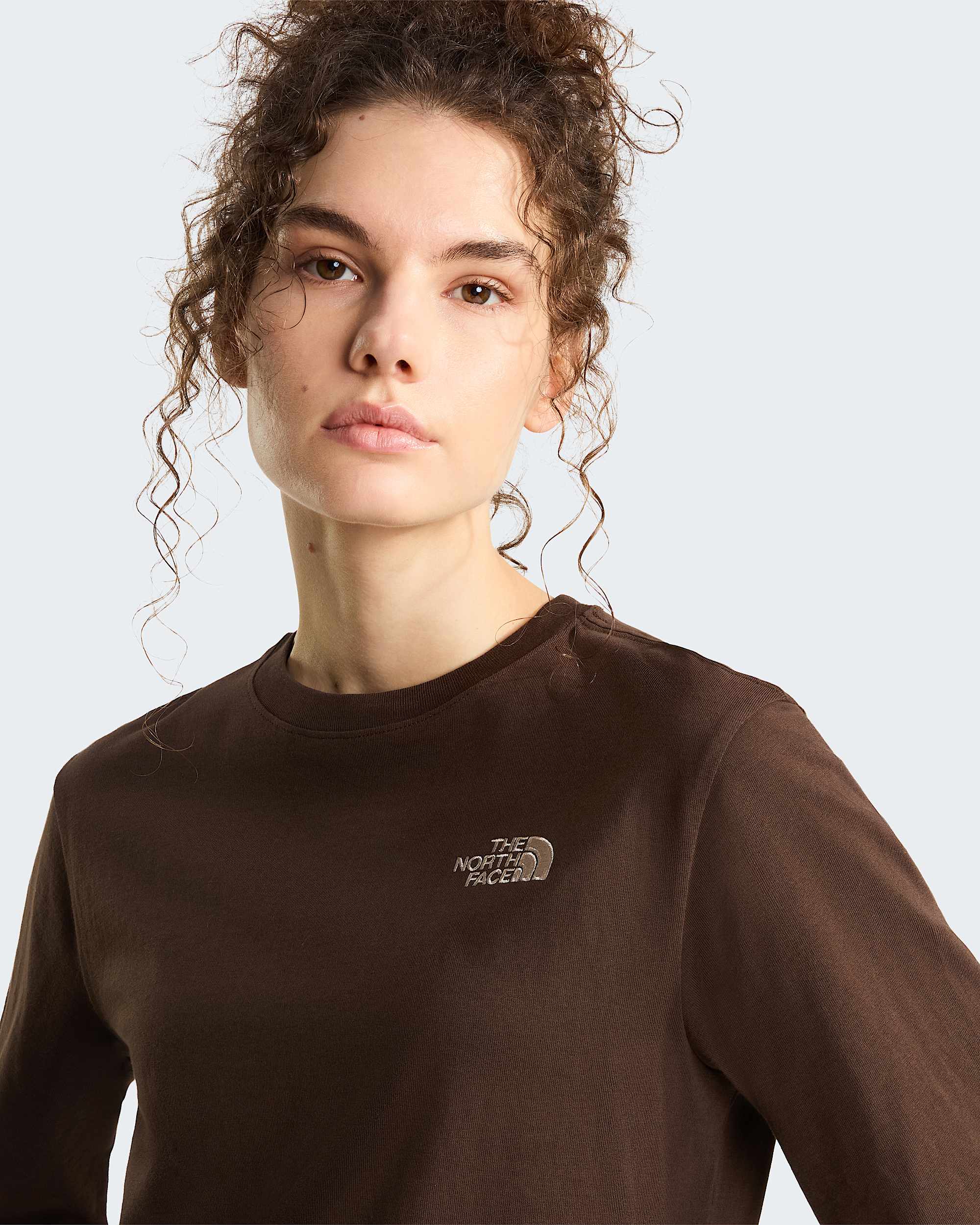 Hike Picnic Boxy Graphic T-Shirt Damen – Dark Chestnut
