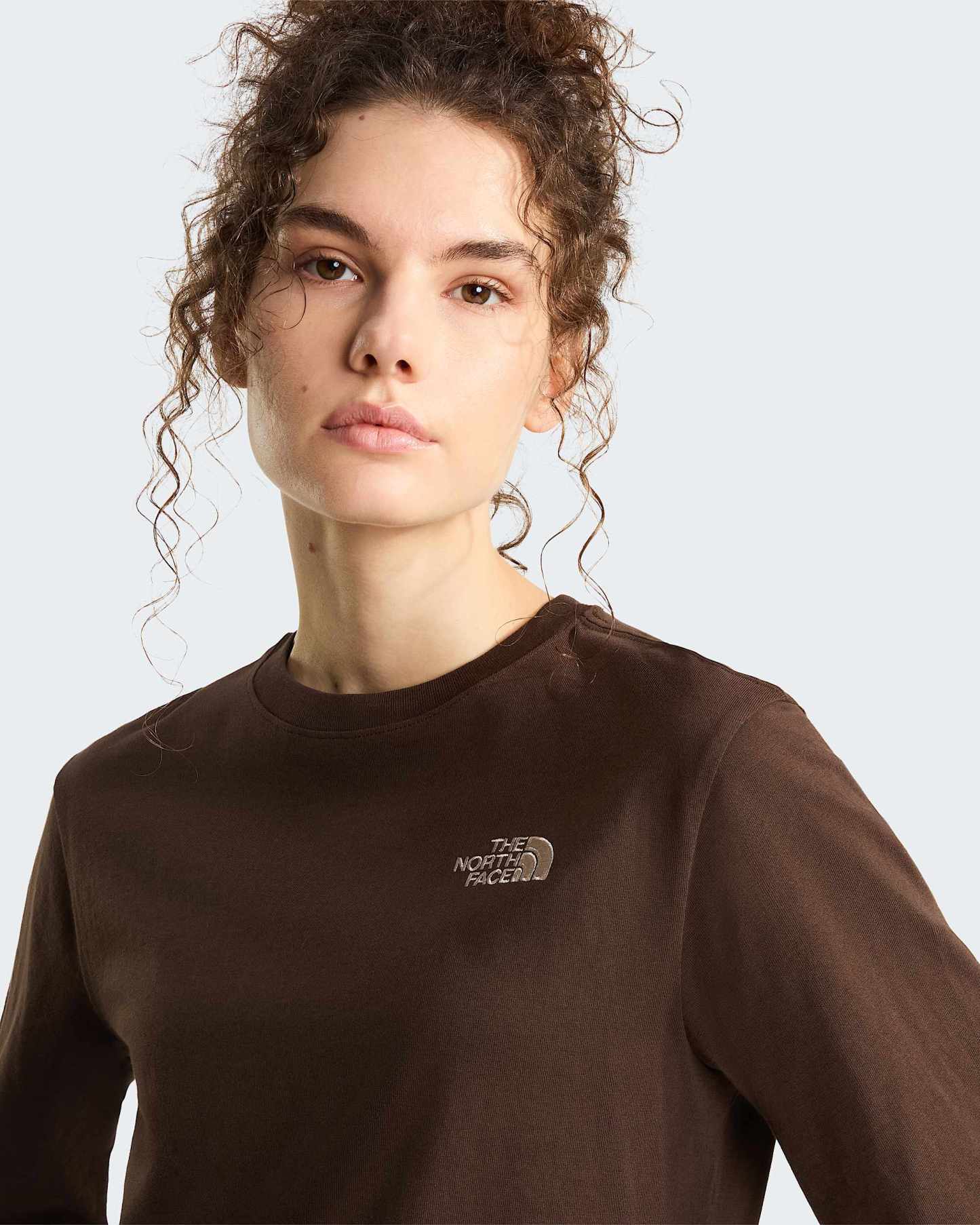 Hike Picnic Boxy Graphic T-Shirt Damen – Dark Chestnut