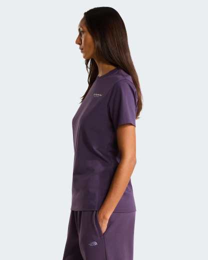Monte normal geschnittenes T-Shirt mit Grafik für Damen – Endless Dusk