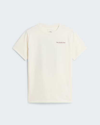 Monte normal geschnittenes T-Shirt mit Grafik für Damen – White Dune