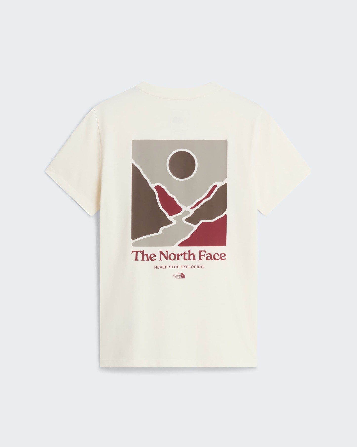 Monte normal geschnittenes T-Shirt mit Grafik für Damen – White Dune