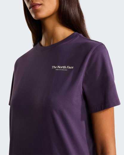 Monte normal geschnittenes T-Shirt mit Grafik für Damen – Endless Dusk