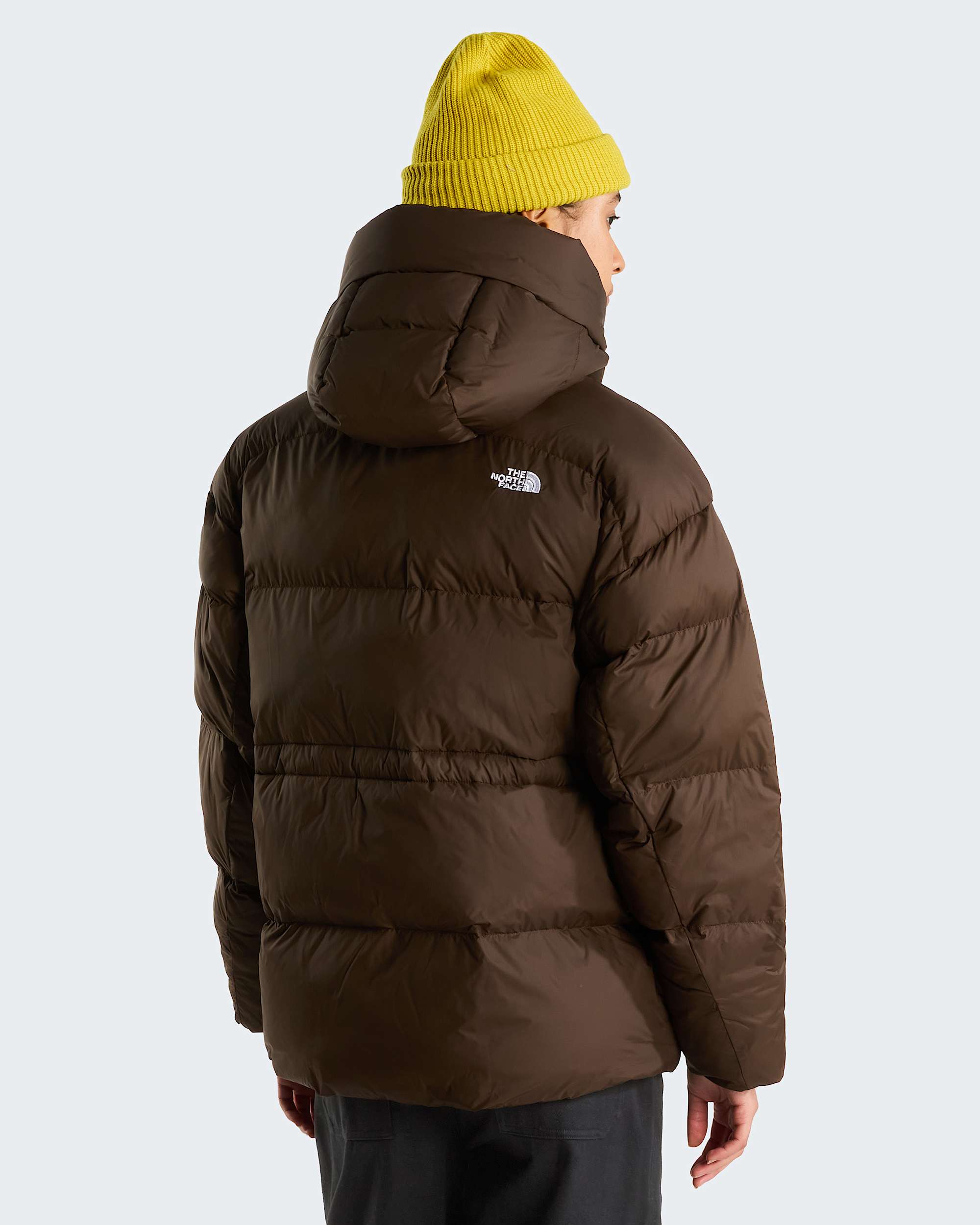 Oversized Pufferjacke Damen – Dark Chestnut