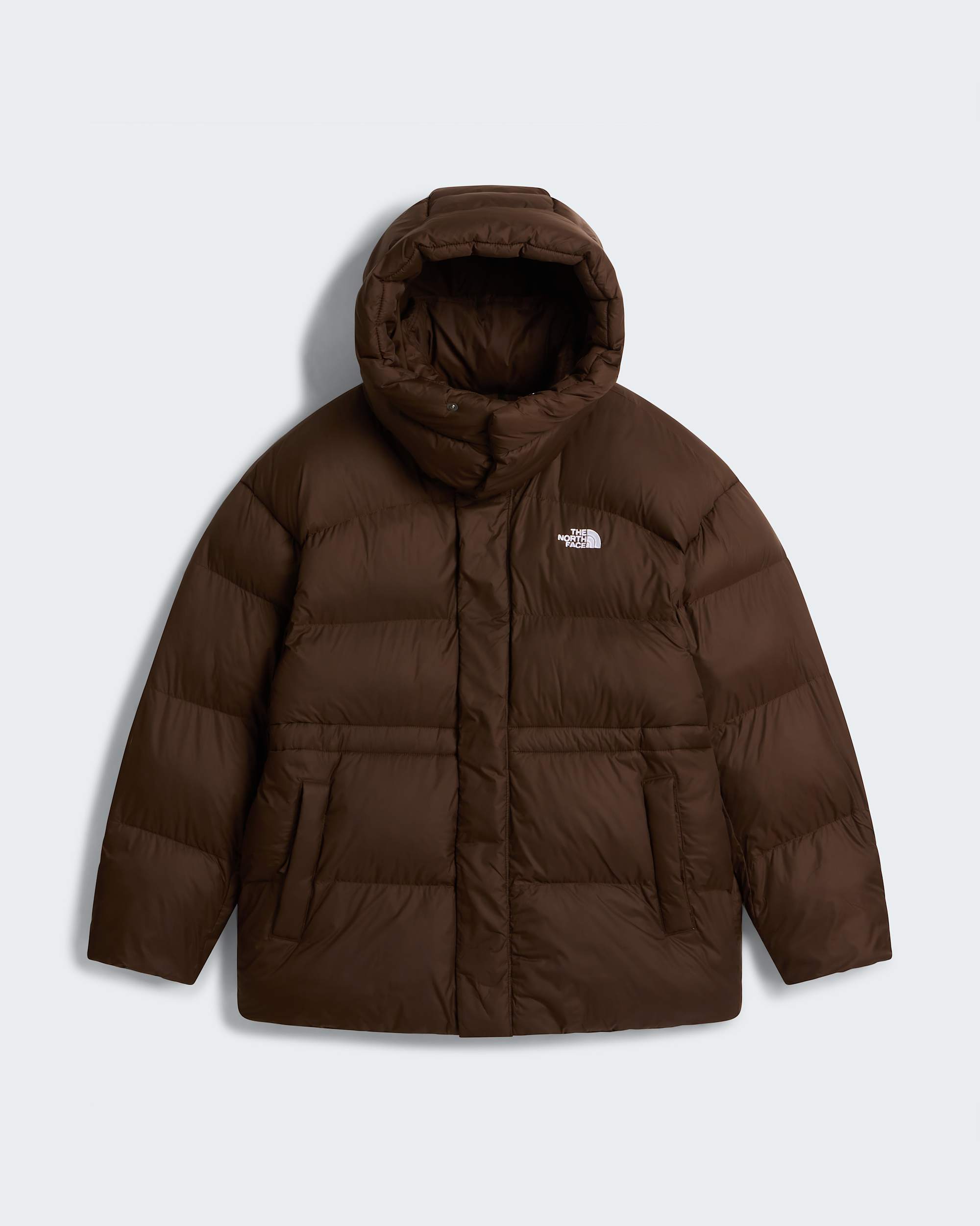 Oversized Pufferjacke Damen – Dark Chestnut