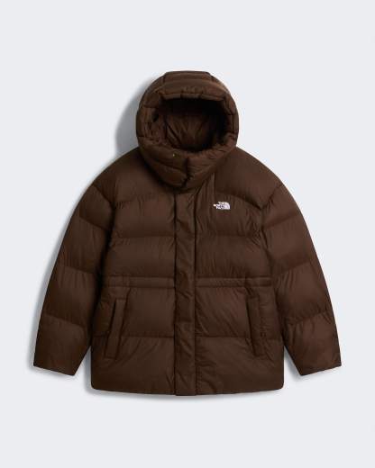 Oversized Pufferjacke Damen – Dark Chestnut