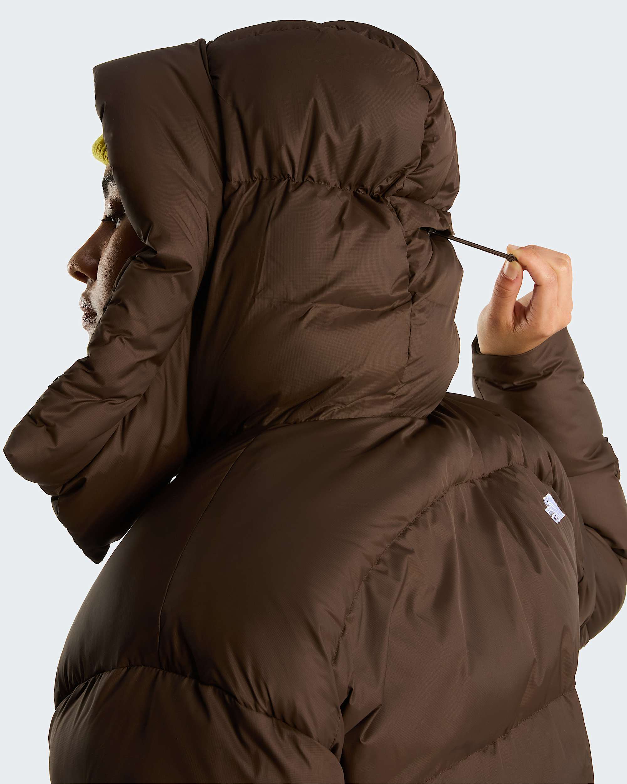 Oversized Pufferjacke Damen – Dark Chestnut