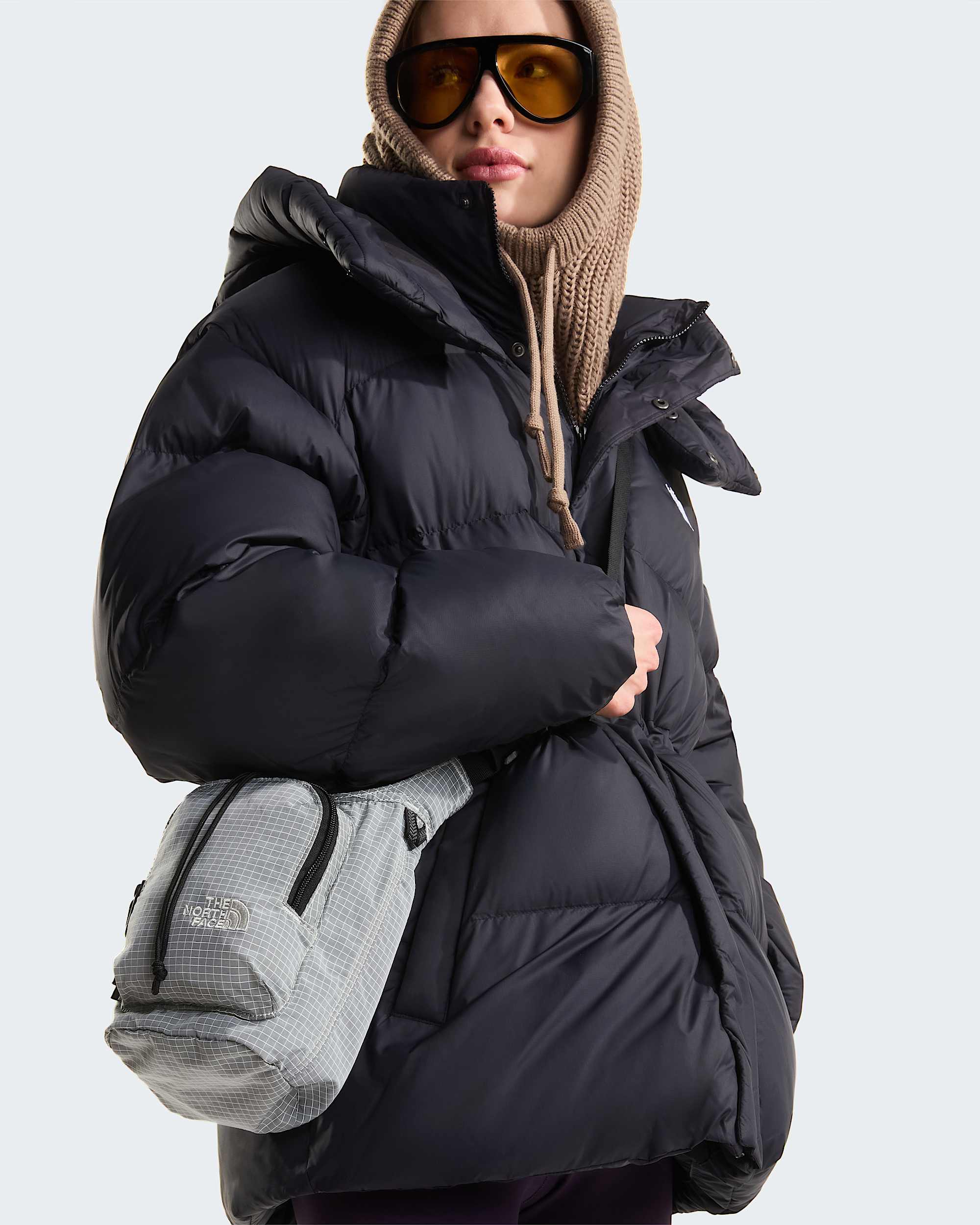 Oversized Pufferjacke Damen – TNF Black