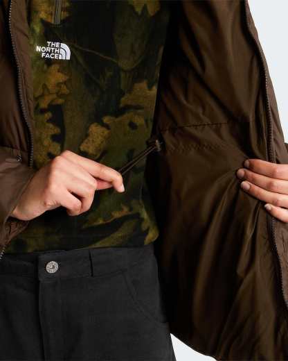 Oversized Pufferjacke Damen – Dark Chestnut