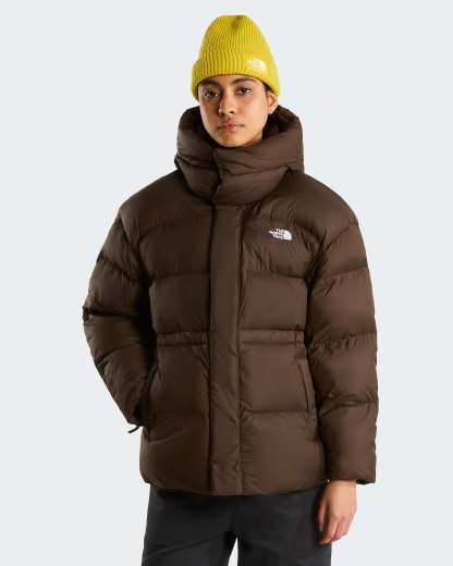 Oversized Pufferjacke Damen – Dark Chestnut