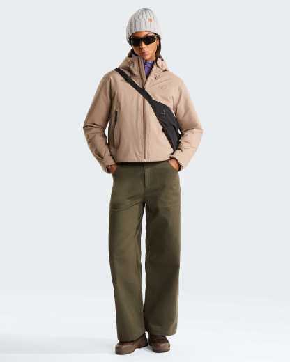 Pinecrest Wide Leg Hose Damen – New Taupe Green