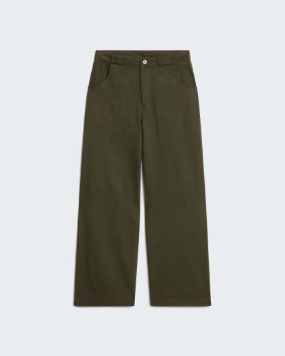 Pinecrest Wide Leg Hose Damen – New Taupe Green